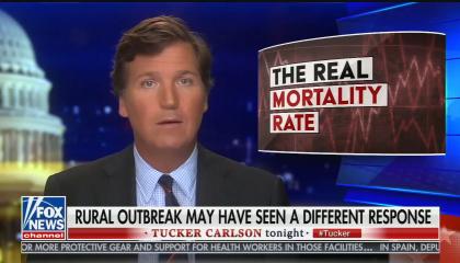 Tucker Carlson says coronavirus threat to rural America is small 