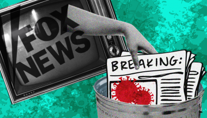 Fox News Coronavirus decline of coverage