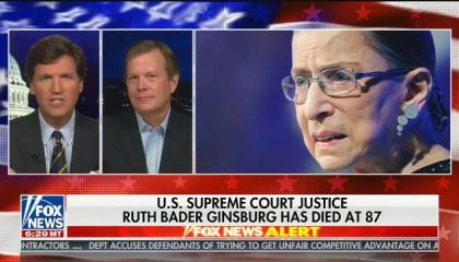 Tucker Carlson: "I'm going to choose not to believe" Ruth Bader Ginsburg's dying wish to not be replaced by Trump