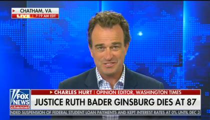 Fox News contributor says Ruth Bader Ginsburg didn't belong on the Supreme Court