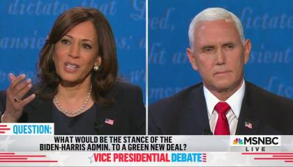 VP Debate Green New Deal Question