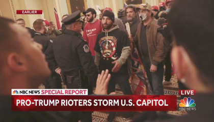 NBC News: Pro-Trump rioters storm the Capitol