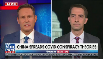 Tom Cotton on Fox News Primetime with Brian Kilmeade 