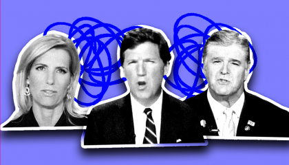 Laura Ingraham, Tucker Carlson, and Sean Hannity