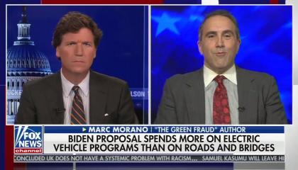 Tucker Carlson makes a compelling case against Biden's infrastructure plan for climate deniers and white supremacists