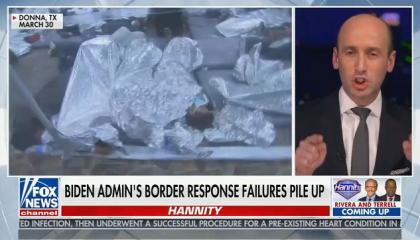 Hannity hosts white nationalist Stephen Miller to fearmonger about criminals and sex offenders crossing the southern border