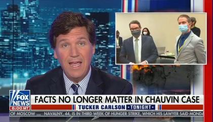 Tucker Carlson accuses the media of “lynching” Derek Chauvin