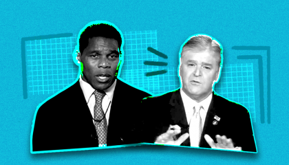 Herschel Walker with Sean Hannity 