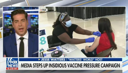 Fox News' The Ingraham Angle, July 9, 2021: Dismissing coronavirus vaccine efforts