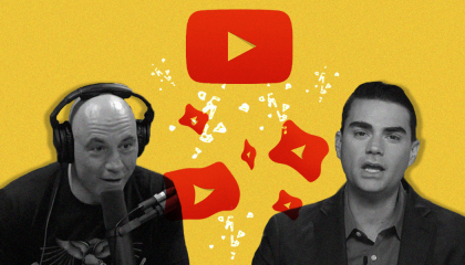 Joe Rogan and Ben Shapiro 