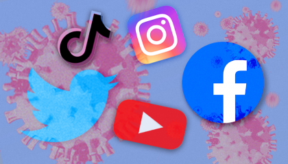 Coronavirus TikTok Instagram YouTube Facebook Instagram