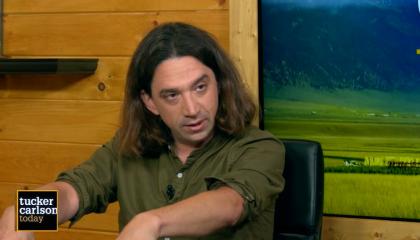 Tucker Carlson hosts Curtis Yarvin on Tucker Carlson Today 