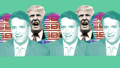 Sinclair's James Rosen and President Donald Trump