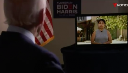 Biden Telemundo image