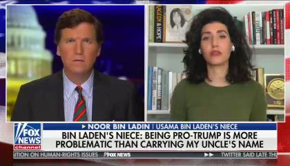 Noor bin Ladin Tucker Carlson 10/16/20