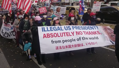 The Epoch Times Taipei Protest