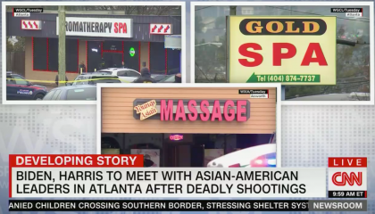 In 13 hours of cable news coverage about the Atlanta spa shootings, there were only four mentions of the context of gun violence epidemic in America