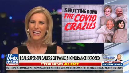 Fox News' The Ingraham Angle for March 31, 2021: "Shutting down the COVID crazies" monologue