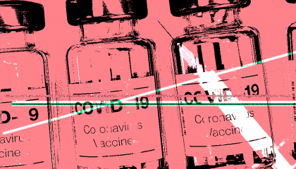 Covid vaccine red
