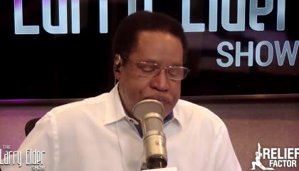 Larry Elder sad