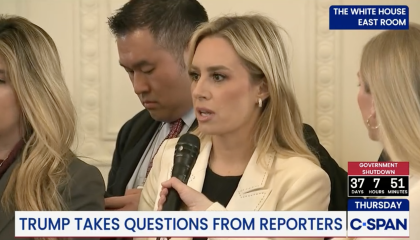 White House correspondent Jacqui Heinrich questions Trump/Vance about food stamp lapse