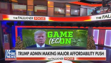 An image displaying: "Game (Ec)On" with Trump's face