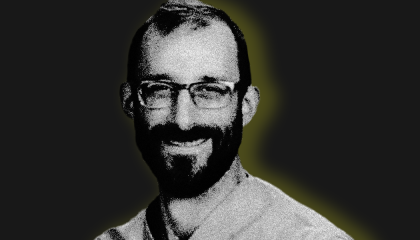 Alex Pretti over black background