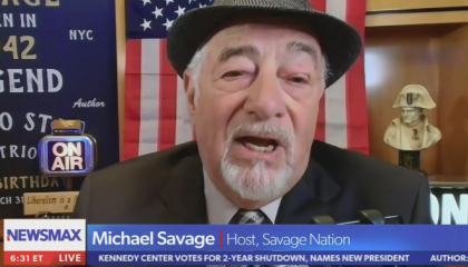 Newsmax host Michael Savage proposes "internment camps" for "homeless bums"