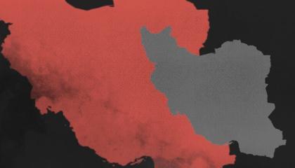 Iran image -- in red and gray