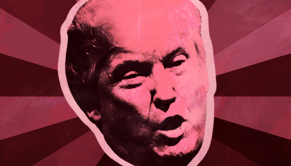 Donald Trump maroon