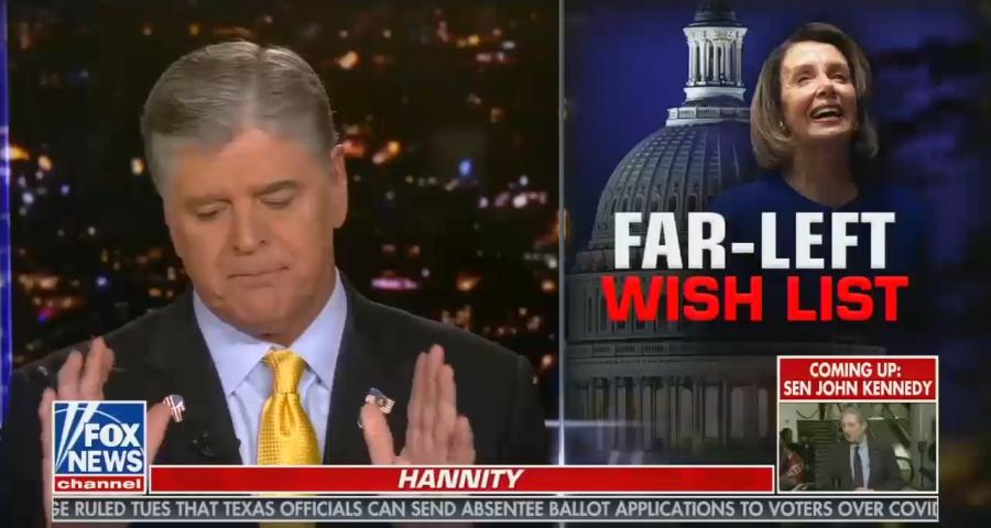 Hannity far left wishlist