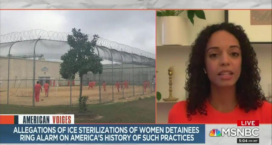 Guest discusses hysterectomies on MSNBC American Voices with Alicia Menednez