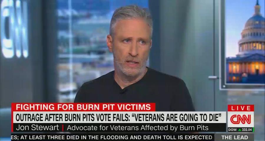 CNN's The Lead with Jake Tapper: Jon Stewart on burn-pit legislation