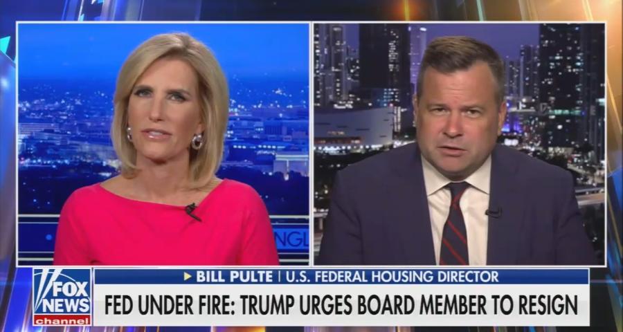 Bill Pulte on Fox News' The Ingraham Angle