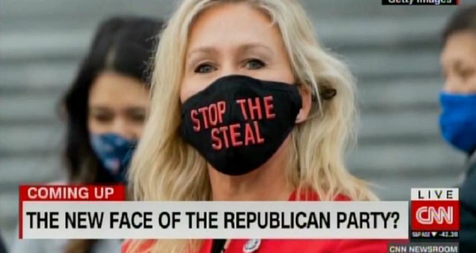CNN asks if Marjorie Taylor Greene is "the new face of the Republican Party"