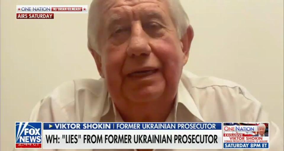 Fox News / Viktor Shokin interview
