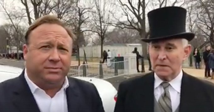 Alex Jones and Roger Stone