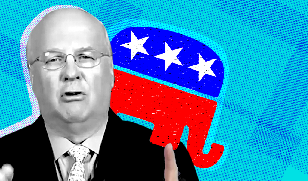 Karl Rove Republican campaigning image