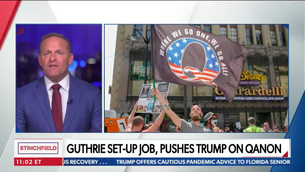 Grant Stinchfield defends QAnon