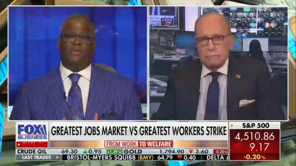 Charles Payne and Larry Kudlow on Fox Business