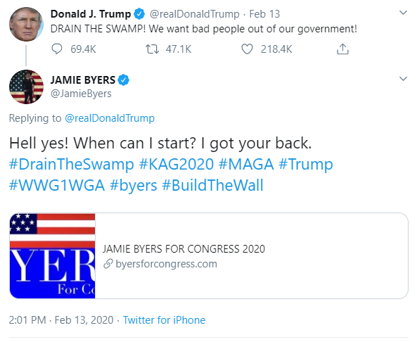 Jamie Byers QAnon Twitter