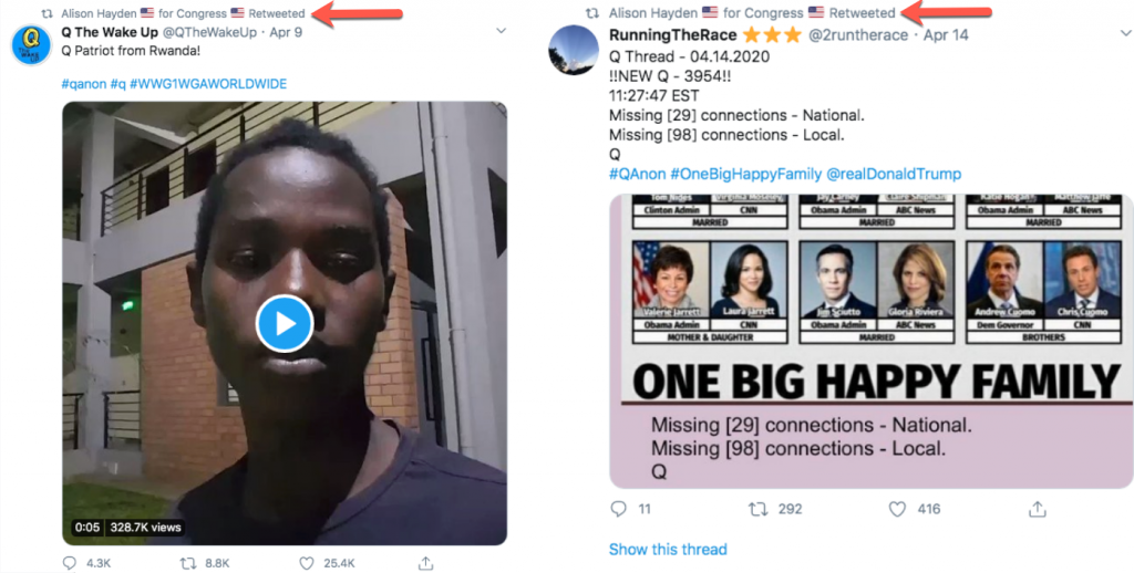 Alison Hayden retweets