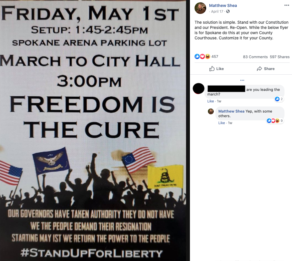 Image of Facebook post