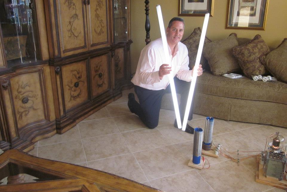 Tom Paladino with lights
