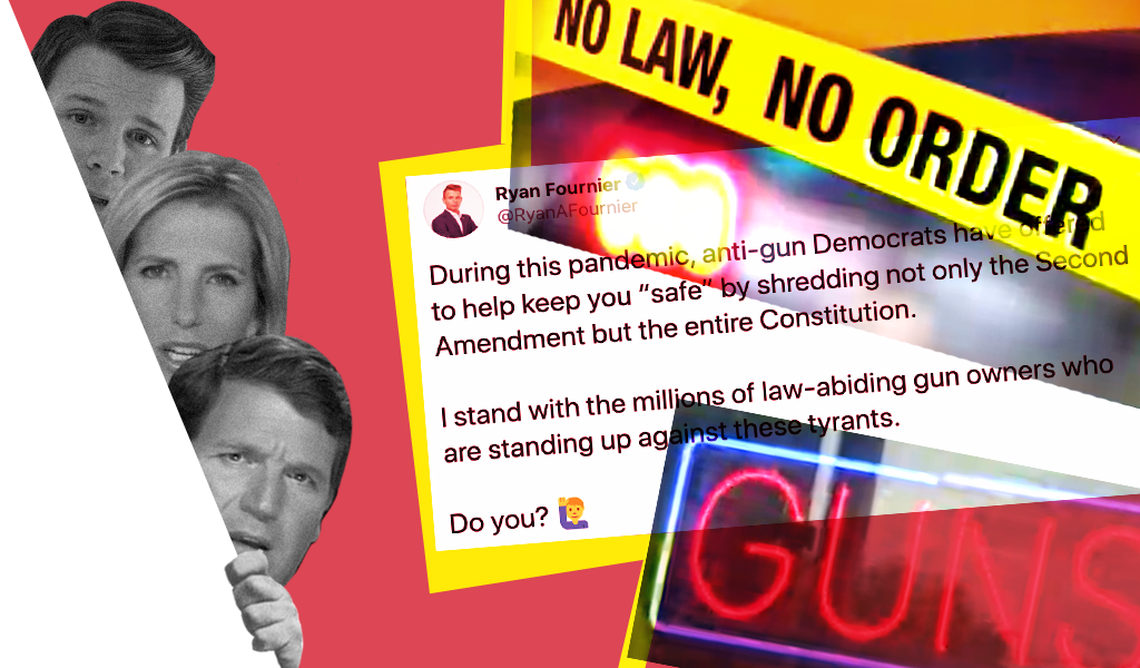 Conservative media encourage COVID-19 related gun purchases