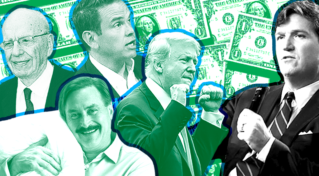 Tucker Carlson and his billionaire benefactors