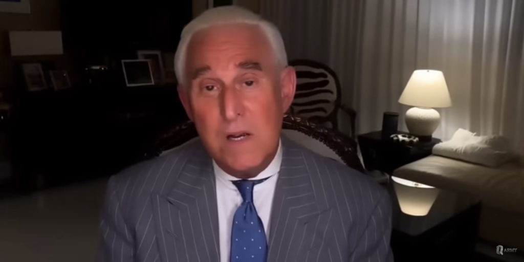 Roger Stone on QAnon YouTube channel