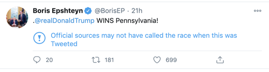 Boris results disinfo
