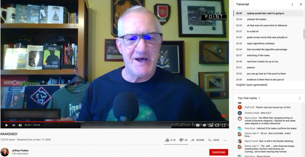 Jeffrey Prather Kraken YouTube1