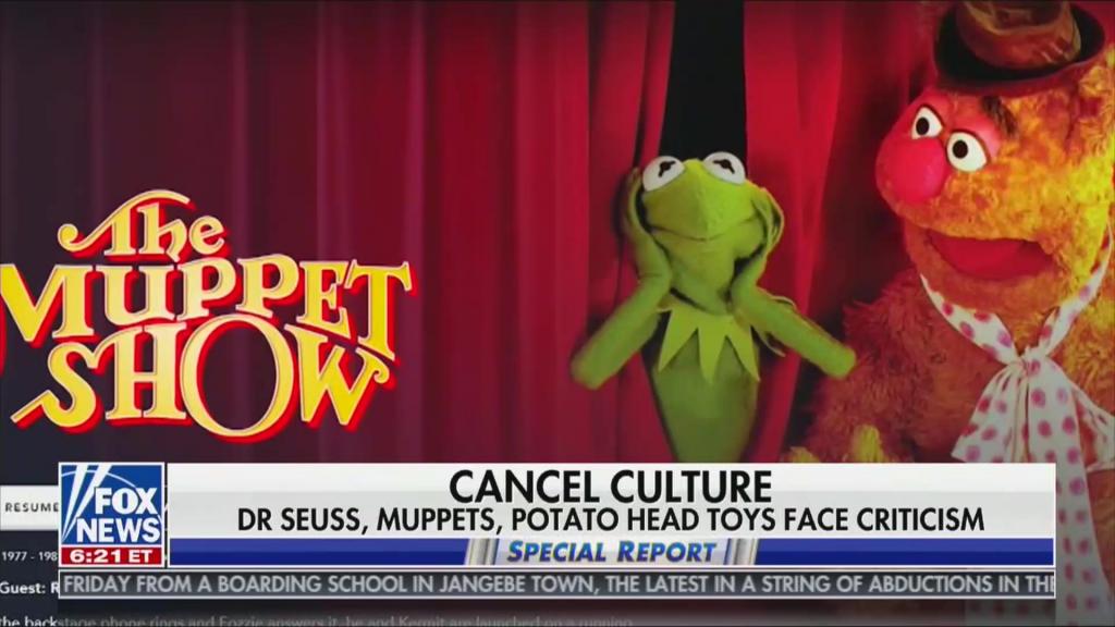 Special report segment on The Muppets being "canceled"